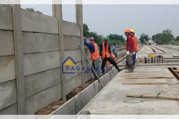 Jual dan Pasang Pagar Panel Beton di Cibarusah Kab Bekasi